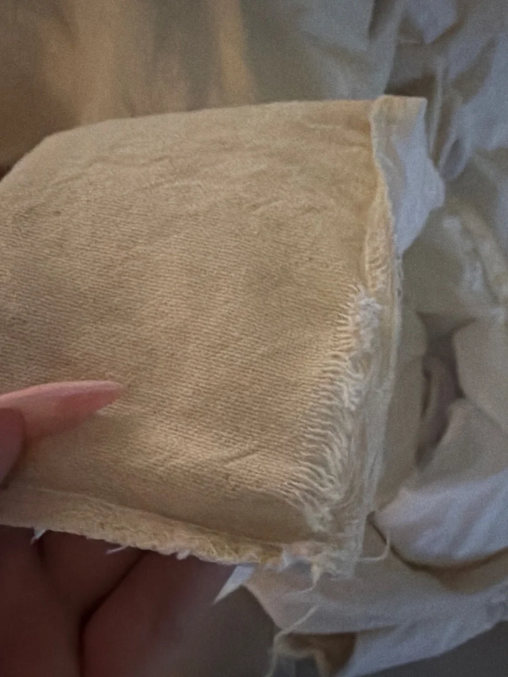 Neutral Cotton Duvet Cover Set in Beige - Soft Home Bedding